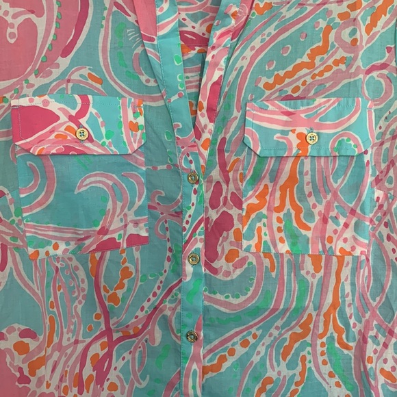 Lilly Pulitzer Captiva tunic Jellies be Jammin - Picture 12 of 12